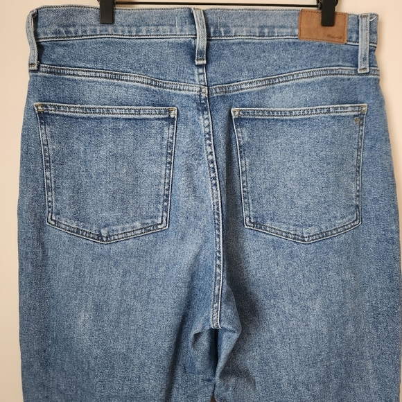 Madewell | The Perfect Vintage Straight Crop High Rise Jeans - Size 32 - Picture 7 of 12
